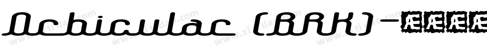 Orbicular (BRK)字体转换
